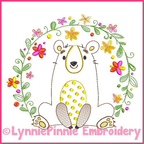 Bears Frame Designs for Embroidery Machines