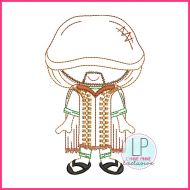 Sneaky Tio Colorwork Machine Embroidery Design 5 sizes 4x4 5x7 6x10