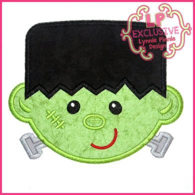 Happy Frankenstein Applique 4x4 5x7 6x10 7x11 SVG