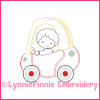 ColorWork Coupe Boy 2 Machine Embroidery Design 4x4 5x7 6x10