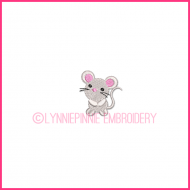 Tiny Mouse and Mouse Topper Mini Embroidery Design Files 