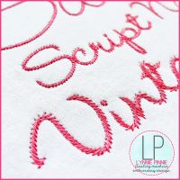 Sweet Script Bold Vintage Stitch Font Uppercase & Lowercase Font DIGITAL Embroidery Machine File -- 5 sizes + Native BX Embroidery Font Scalable