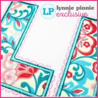 Lace Edge Satin Stitch Applique Machine Embroidery Font – 6 Sizes + Scalable Native BX File