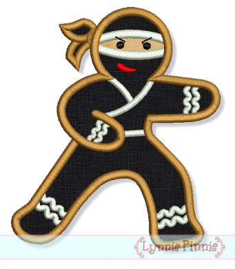 Ginger Bread Ninja 4x4 5x7 6x10