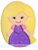 Princess 2 Applique 4x4 5x7 6x10 7x11 SVG