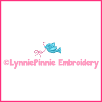 Tiny Bird with Bow Mini Embroidery Design 4x4