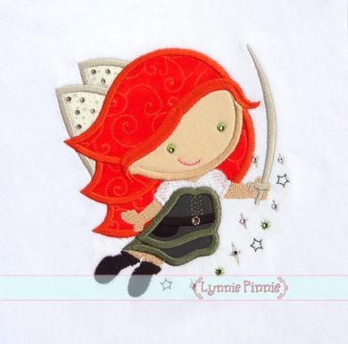 Adventure Fairy Applique 4x4 5x7 6x10 SVG