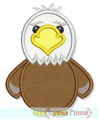 Bald Eagle Applique 4x4 5x7 6x10