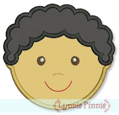 Little Faces - Boy 3 Applique 4x4 5x7 6x10