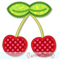 Cherries Applique 4x4 5x7