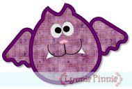 Chunky Bat Applique 4x4 5x7