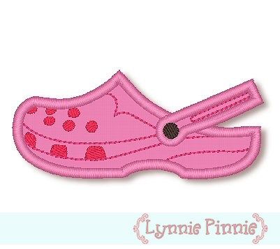 Applique Clog 4x4 & 5x7 6x10