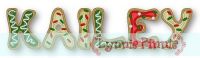 Christmas Cookies Applique Font 2 styles 4x4