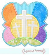 Easter Crosses Frame Applique 4x4 5x7 6x10 7x11