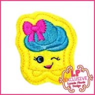 Cutie Kawaii Cupcake Felt Clippie