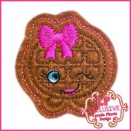 Cutie Kawaii Waffle Felt Clippie