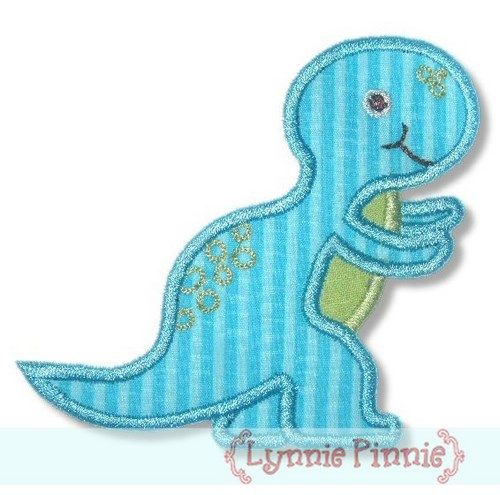 Dinosaur Applique 4 4x4 5x7