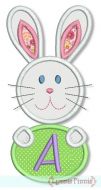 Easter Bunny Applique Alphabet - 5x7