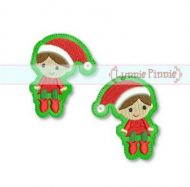 Christmas Elf Felt Clippies 4x4 SVG