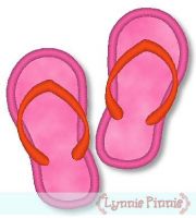 Applique Flip Flops 4x4 & 5x7 6x10