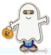 Cute Ghost Costume Kid 4x4 5x7 6x10