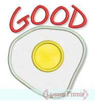 Good Egg Applique 4x4 5x7 6x10