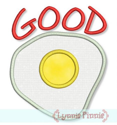 Good Egg Applique 4x4 5x7 6x10