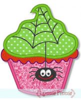 Halloween Cupcake Applique 3 4x4 5x7