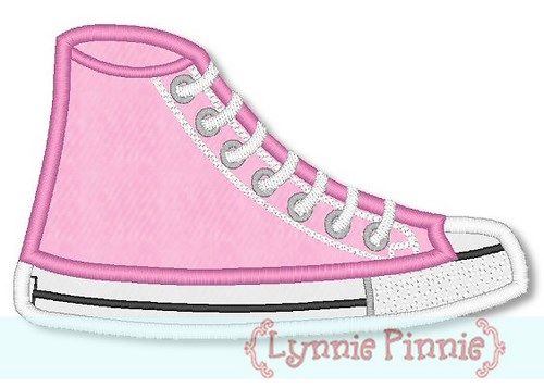 Applique High Top Sneaker 4x4 & 5x7 6x10