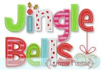 Jingle Bells Applique & Fill 5x7