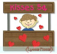 Kissing Booth Boy Applique 4x4 5x7