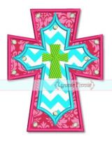 Layered Cross Applique 4x4 5x7 6x10 7x11 SVG