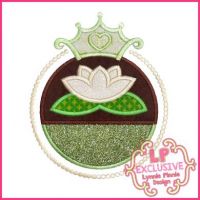 Lily Princess Frame Applique 4x4 5x7 6x10 7x11