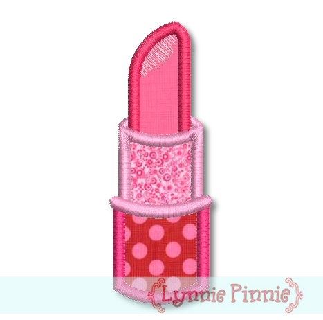 Lipstick Applique 4x4 5x7