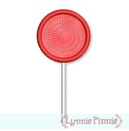 Lollipop Applique 4x4 5x7