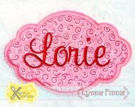 Lorie Applique Frame 4x4 5x7 6x10