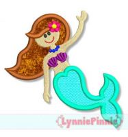 Applique Mermaid 4x4 & 5x7