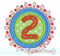 Doodle Numbers Monthly Milestones Set 4x4 5x7