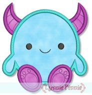 Cute Monster (3) Applique 4x4 5x7