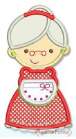 Mrs. Claus Applique 4x4 5x7 6x10