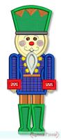 Nutcracker Applique 4x4 5x7 6x10