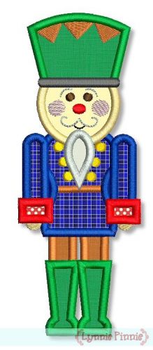 Nutcracker Applique 4x4 5x7 6x10