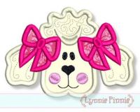 Poodle Applique 4x4 & 5x7