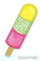 3 Color Popsicle Applique 4x4 5x7