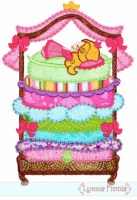 Princess and the Pea Applique - Deco 5x7 6x10