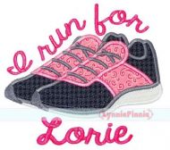 Running Shoes Applique 