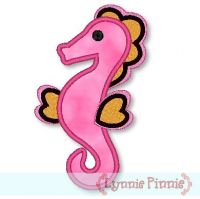 Mystical Seahorse Applique 4x4 & 5x7