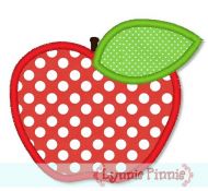 Simple Apple Applique 4x4 5x7