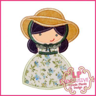 Southern Belle Cutie Applique 4x4 5x7 6x10 7x11