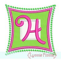 Square Applique Alphabet Set 4x4 5x7